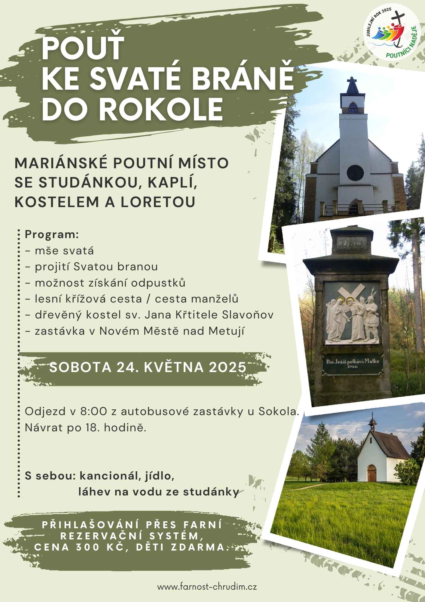 Pouť ke Svaté bráně do Rokole